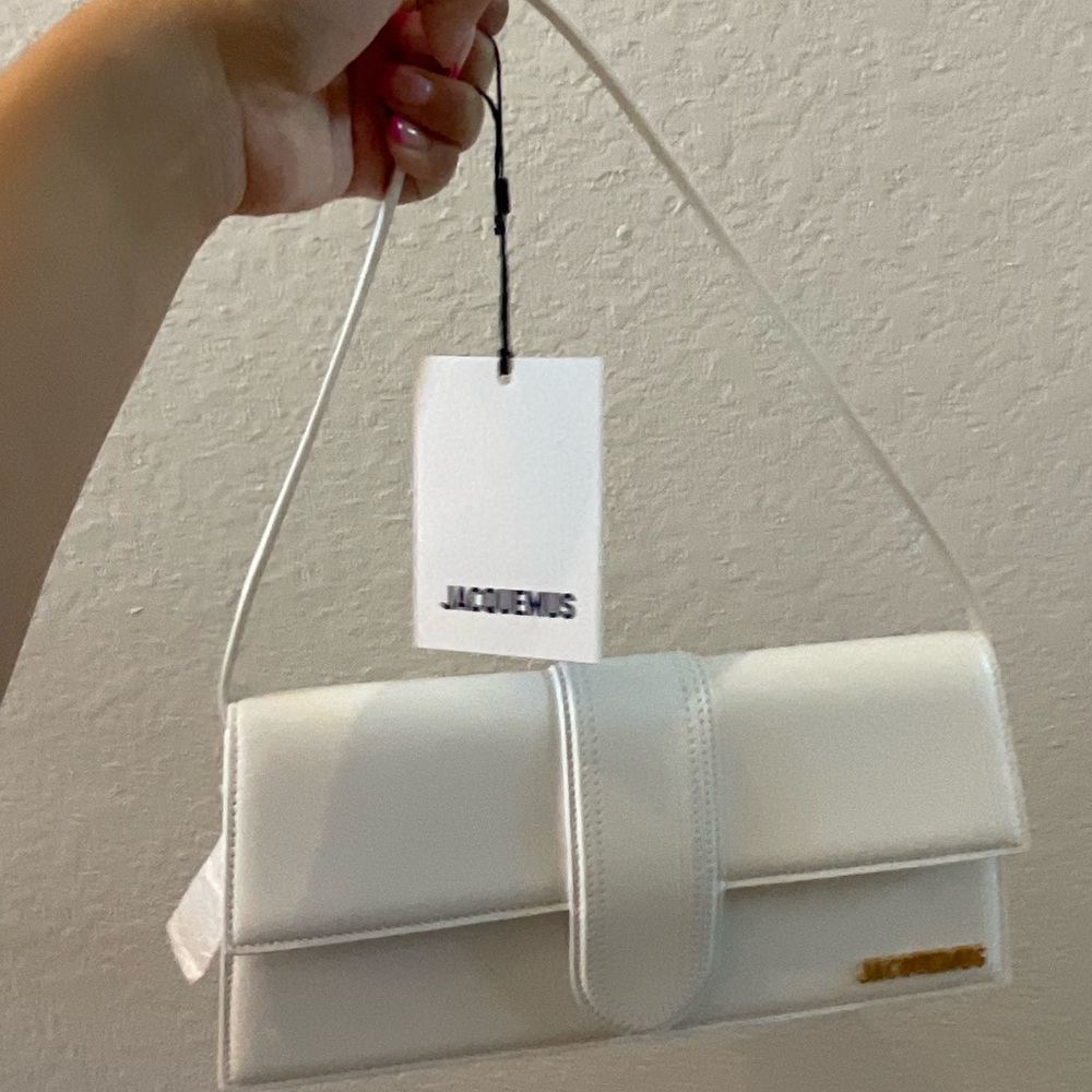 Jacquemus women white Le Bambino Long shoulder bag - Picture 12 of 15